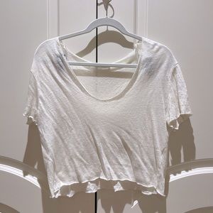 ZARA BASIC WHITE TEE❣️